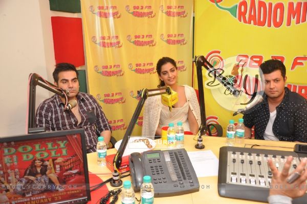 Promotions of Dolly Ki Doli at Radio Mirchi