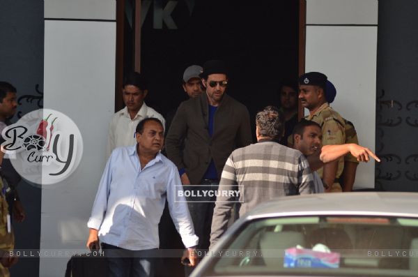 Hrithik Roshan was snapped Arriving from Saifai Mahotsav Fest