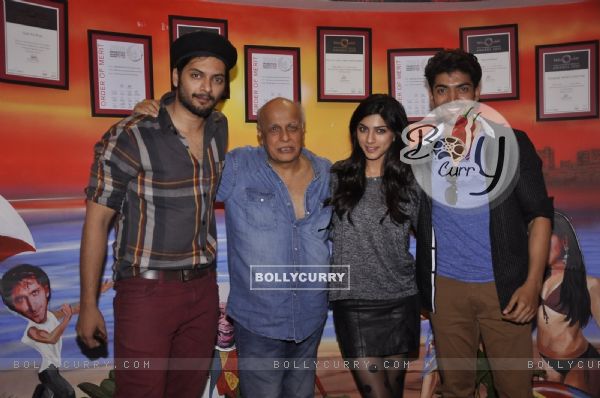 Team poses for the media at the Promotions of Khamoshiyan on Red FM