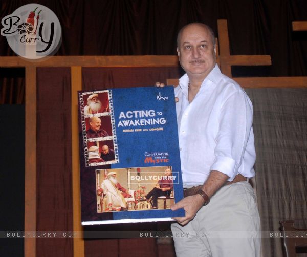Anupam Kher releases the DVD 'Acting to Awakening'