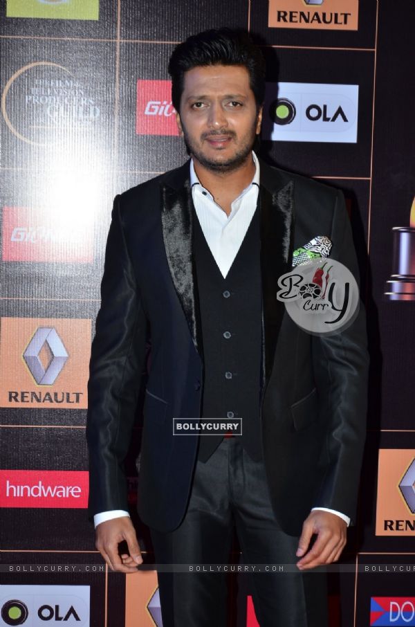 Riteish Deshmukh was seen at the Star Guild Awards
