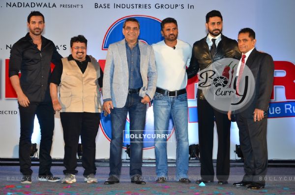 Team of Hera Pheri 3 poses for the media at the Launch (352245)