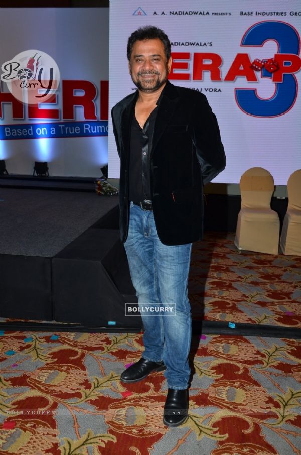 Anees Bazmee poses for the media at the Launch of Hera Pheri 3