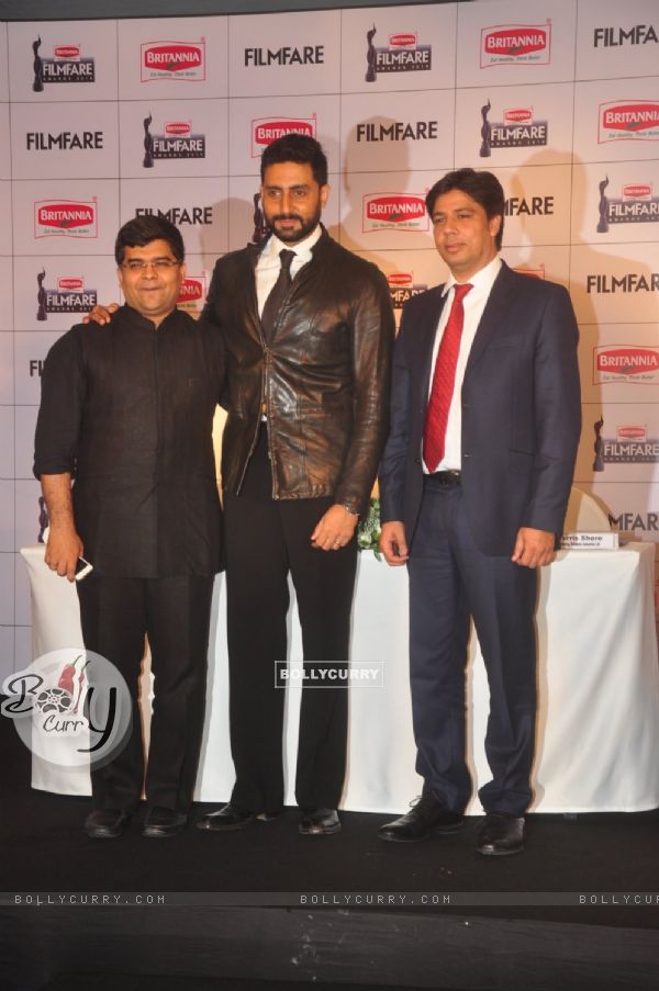 Abhishek Bachchan was at the Press Conference of the 60th Britannia Filmfare Awards 2014