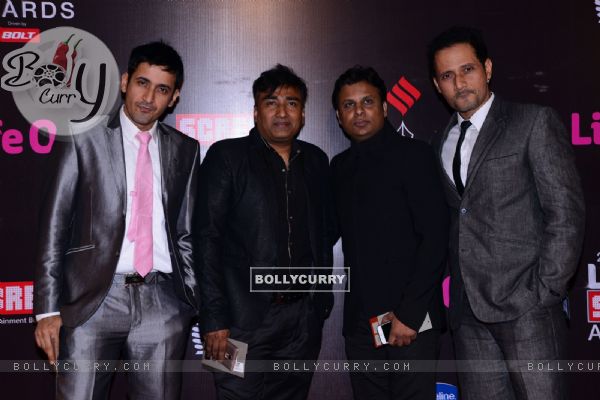 Meet Brothers pose for the media at 21st Annual Life OK Screen Awards Red Carpet