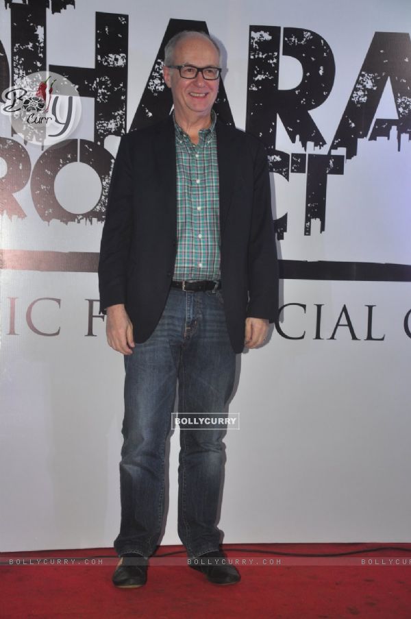 Max Hole poses for the media at the Launch of 'The Dharavi Project'