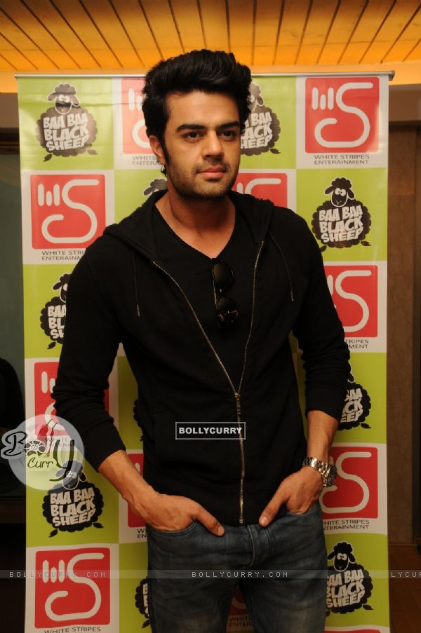 Manish Paul was seen at the Launch of the film Baa Baa Black Sheep