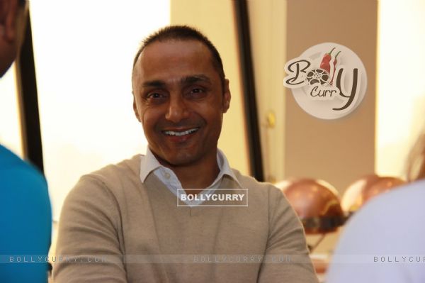 Rahul Bose smiles for the camera at SCMM Pasta Cooking Event