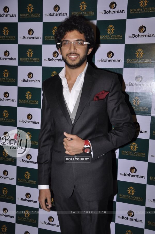 Aditya Thackeray poses for the media at The Bohemian Calendar Launch