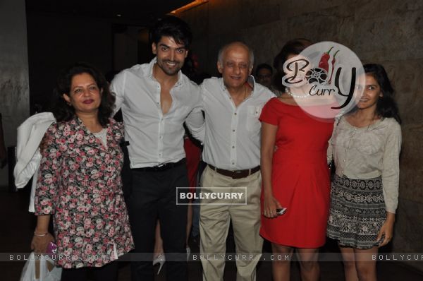 Celebs pose for the media at the Special screening of Khamoshiyan