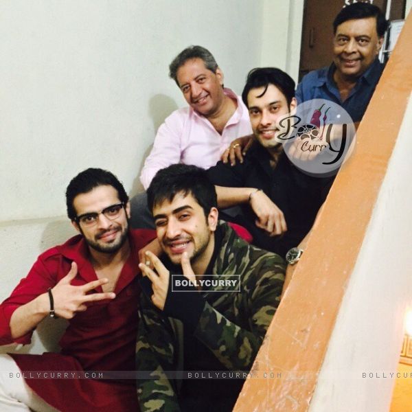 Karan Pate, lAly Goni, Abhay Bhargav, Kaushal Kapoor and Sangram Singh at shoot of YHM