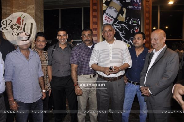 Team poses for the media at the Special Screening of BABY for Cops (353259)