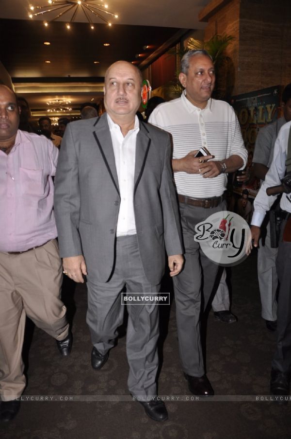 Anupam Kher was snapped at the Special Screening of BABY for Cops