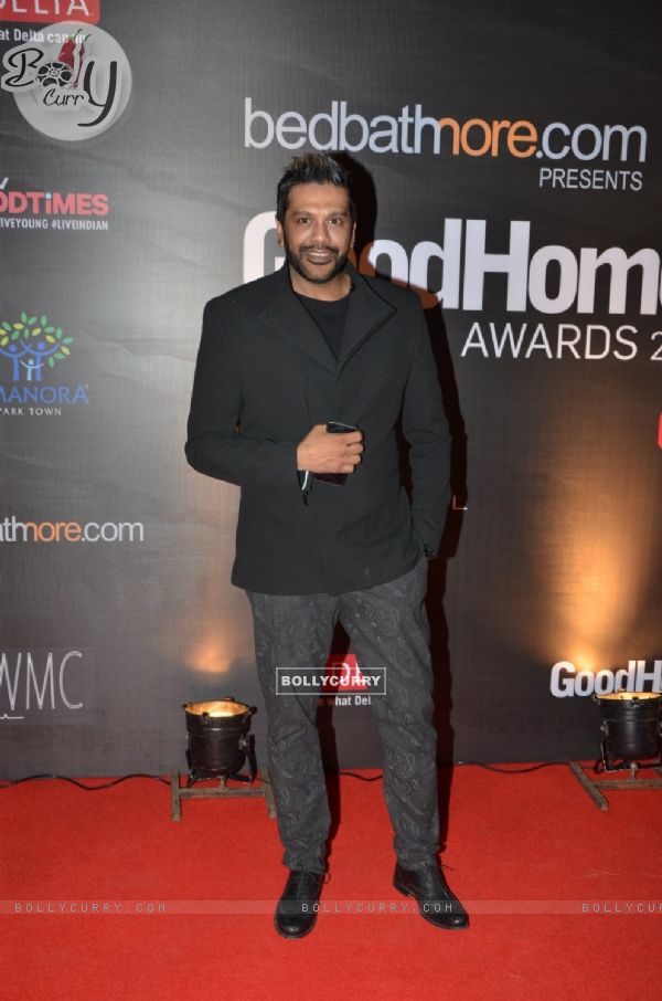 Rocky S poses for the media at GoodHomes Awards 2014