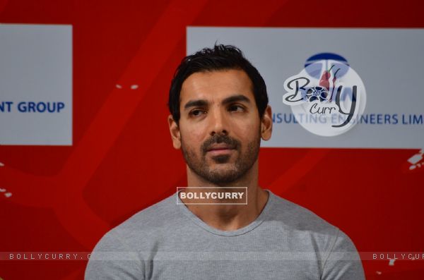 John Abraham was snapped at the Launch of the Book 'In Search Of Dignity And Justice'