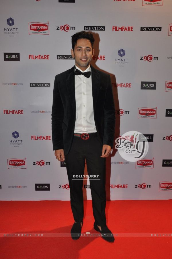 Sahil Anand poses for the media at Filmfare Nominations Bash