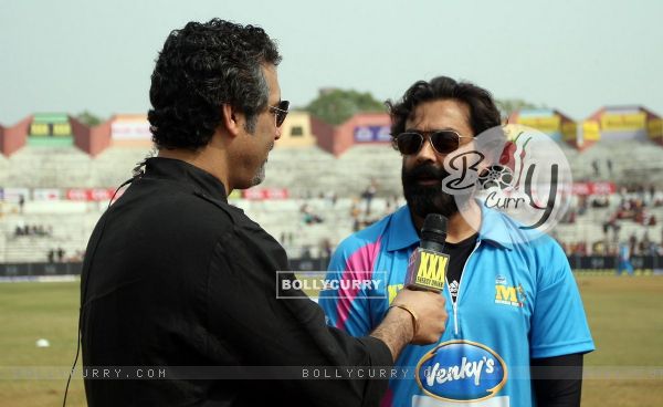 Bobby Deol was snapped at Mumbai Heroes Match at CCL