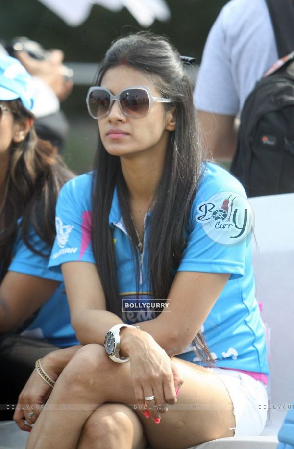 Barkha Bisht Sengupta was snapped at Mumbai Heroes Match at CCL