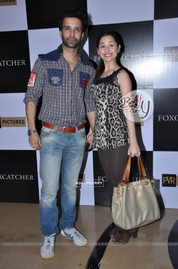 Aamir Ali & Sanjeeda Shaikh were at the Premiere of Foxcatcher