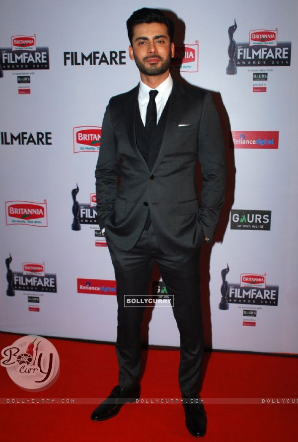 Fawad Khan was seen at the 60th Britannia Filmfare Awards