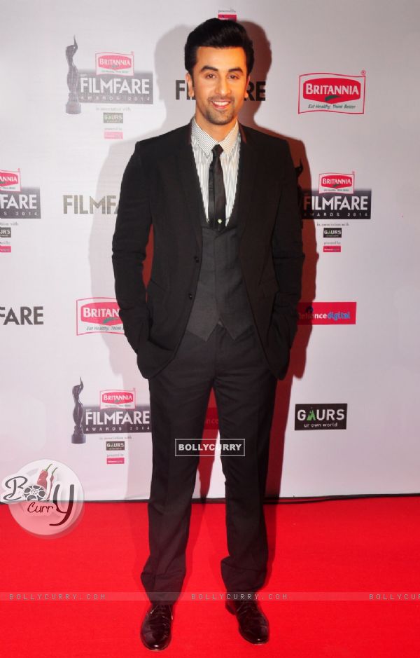 Ranbir Kapoor at the 60th Britannia Filmfare Awards