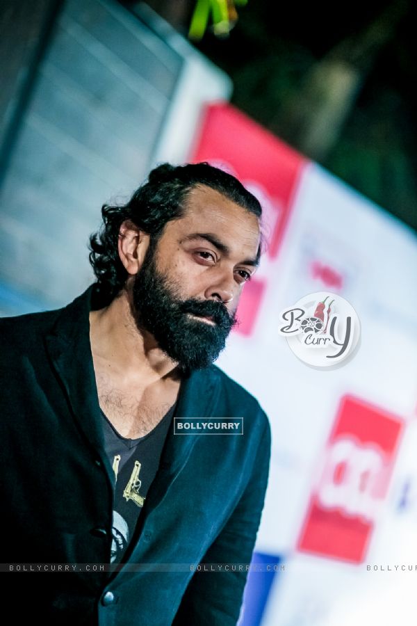 Bobby Deol poses for the media at Hundred Hearts' Glamorous Charity Dinner
