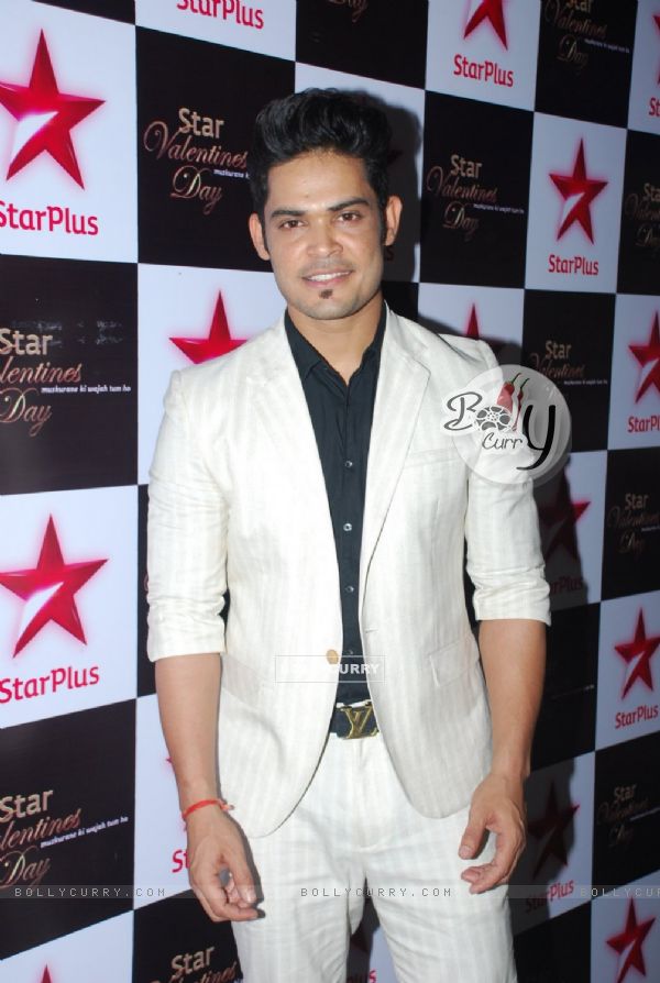 Kunwar Amarjeet Singh poses for the media at Valentines Day Event by Star Plus