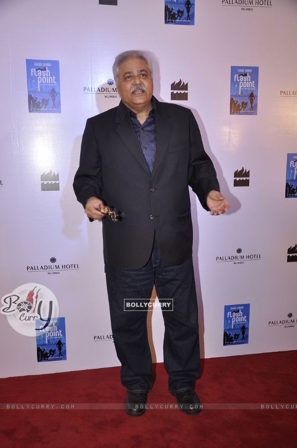 Satish Shah poses for the media at the Launch of Farhad Samar's Book 'Flash Point'