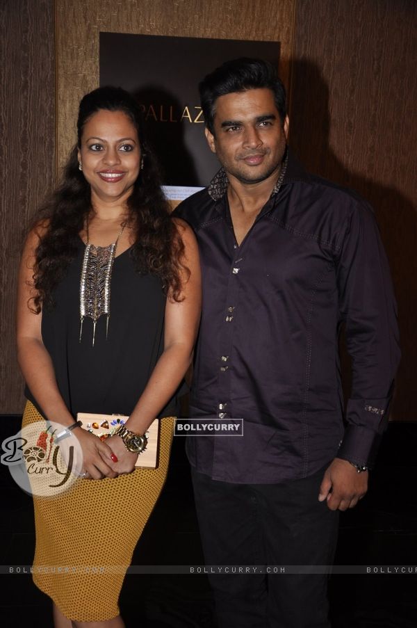 R. Madhavan along with wife Sarita Birje at the Launch of Farhad Samar's Book'Flash Point'