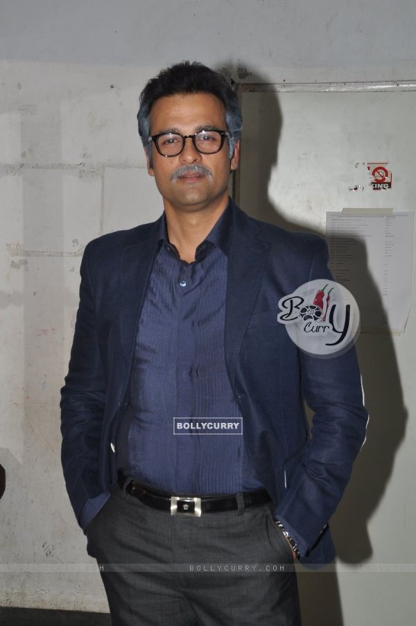 Rohit Roy poses for the media at the Play 'Unfaithfully Yours'
