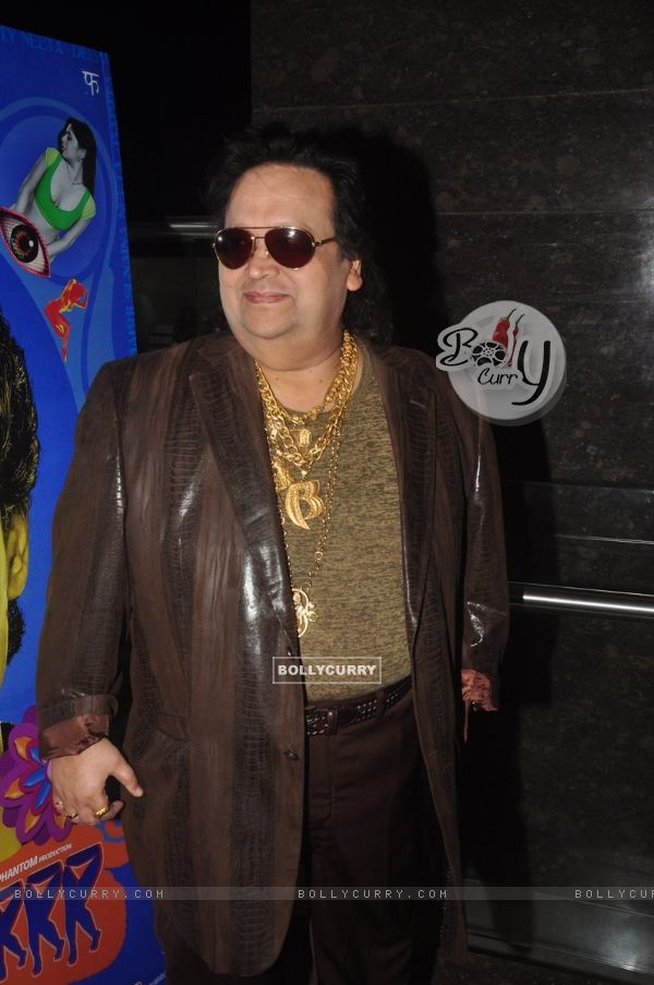 Bappi Lahiri poses for the media at the Music Launch of Hunterrr