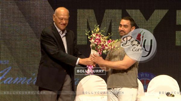 Aamir Khan was felicitated at YFG Event