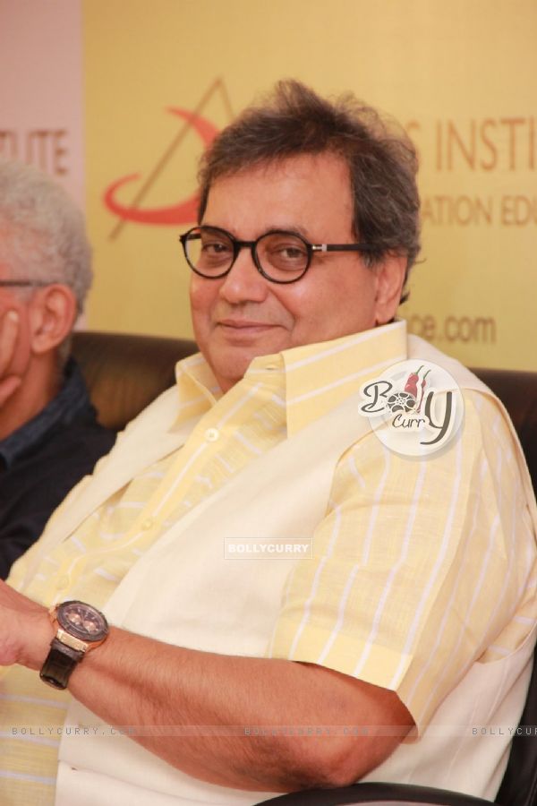Subhash Ghai smiles for the camera at the Launch of Stpaulsice.com