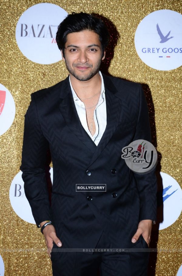 Ali Fazal poses for the media at Harper's Bazaar Bride Anniversary Bash