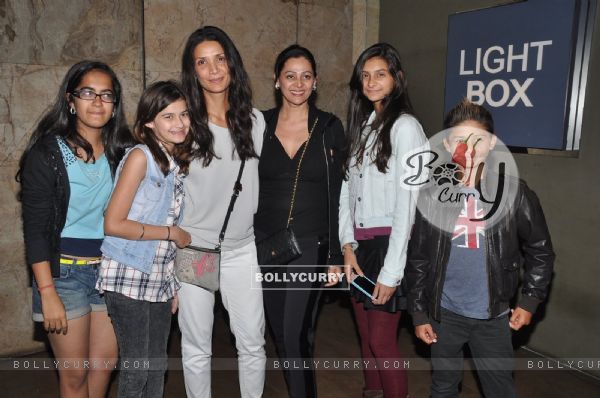 Mehr Jesia Rampal poses with children at the Special Screening of Roy (355748)