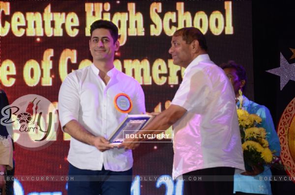 Mohit Raina was felicitated at the Annual Day of Children's Welfare Centre High School