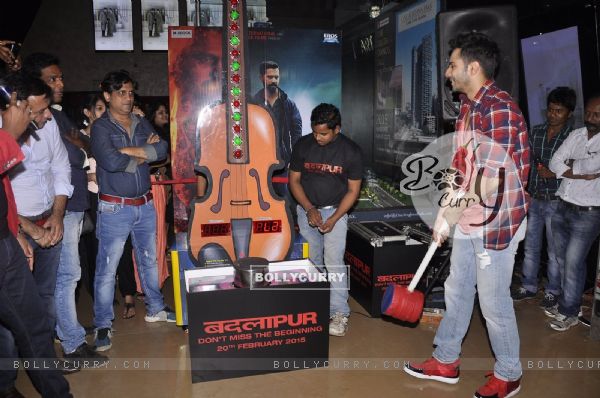 Varun Dhawan was snapped at the Promotions of Badlapur