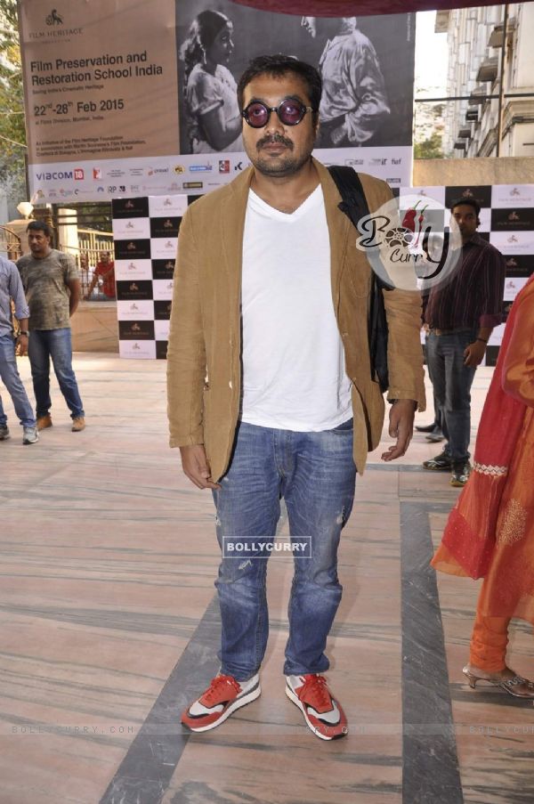 Anurag Kashyap was at Heritage Films Foundation Event