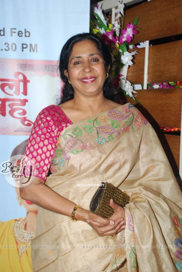 Kiran Bhargava poses for the media at the Launch of Servicewali Bahu
