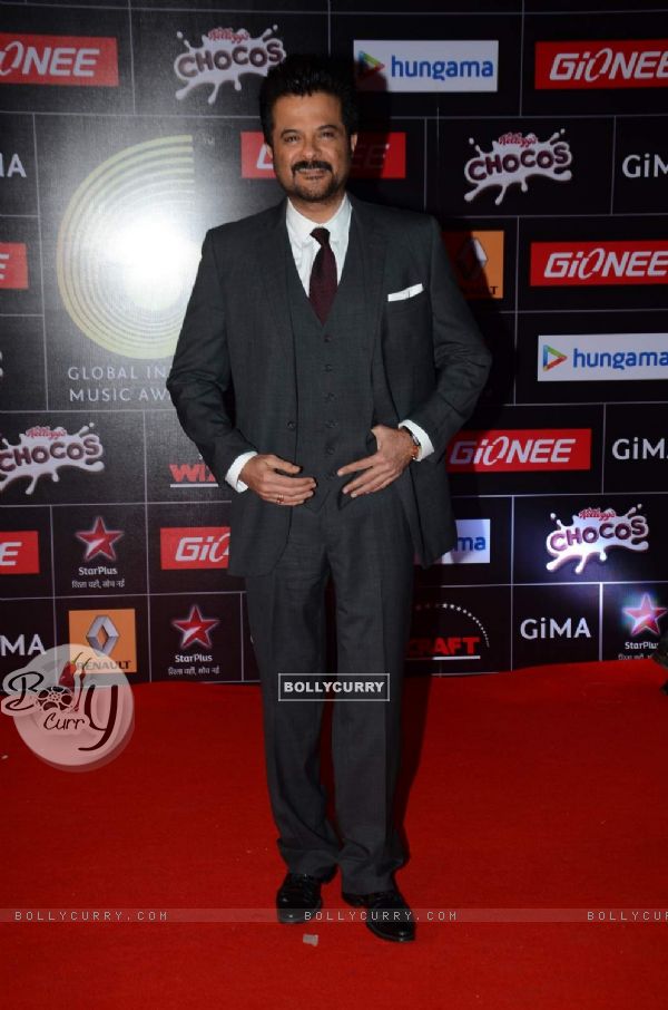 Anil Kapoor poses for the media at GIMA Awards 2015