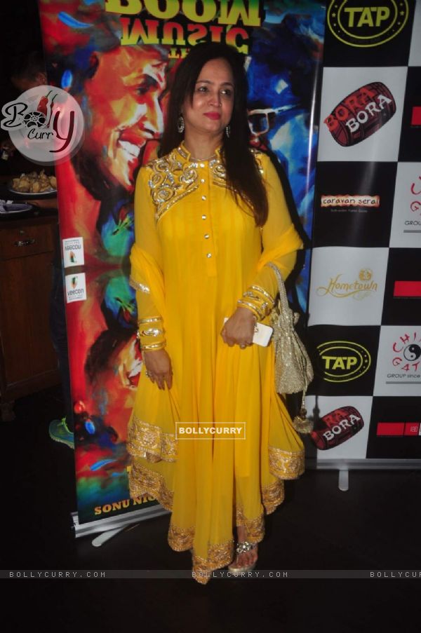 Smita Thackarey poses for the media at Sonu Nigam and Bickram Ghosh's Album Launch