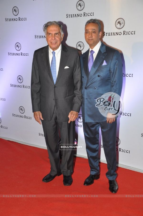 Ratan Tata poses for the media at Stefano Ricci Launch in India