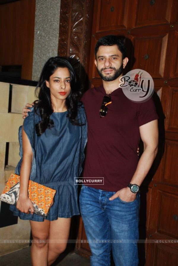 Sugandha Garg and Arjun Mathur pose for the media at the Press Conference of Coffee Bloom (357245)