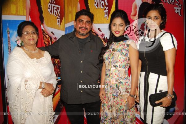 Celebs pose for the media at the Launch of Tere Sheher Mein
