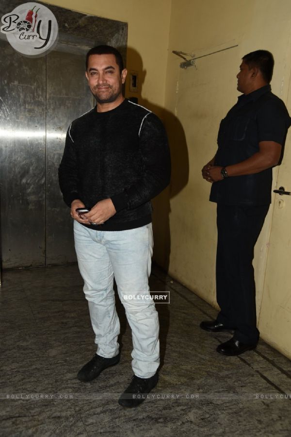 Aamir Khan poses for the media at the Trailer Launch of Margarita, with a Straw (358043)