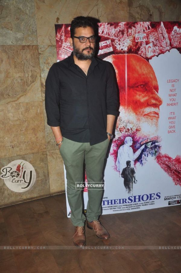 Atul Sabharwal poses for the media at the Special Screening of In Their Shoes