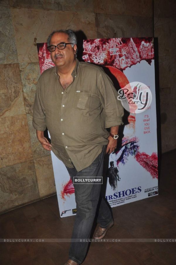 Boney Kapoor poses for the media at the Special Screening of In Their Shoes