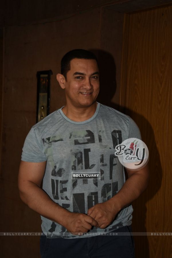 Aamir Khan at his Birthday Celebration with the Media