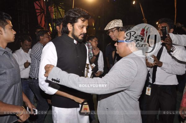 Riteish Deshmukh was seen at the Zee Marathi Gaurav Awards