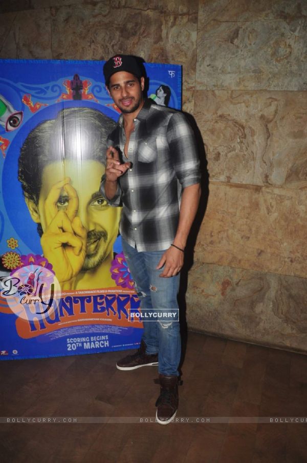 Sidharth Malhotra at the Special Screening of Hunterrr